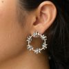 Oxidized silver plated bird stud earrings for women, ethnic daily wear jewelry