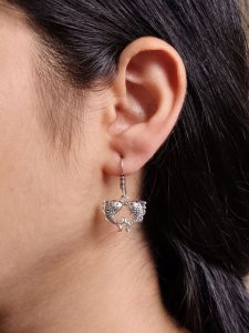 Handcrafted Fish Hook Earrings | German Silver Dangler for Everyday Wear