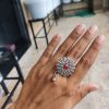 Onique German Silver Ring Design For Girls| Unique Adjustable Rings Jewelry