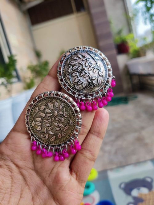 Silver Plated Stud Jewelry | German Silver Elegant Stud Earrings