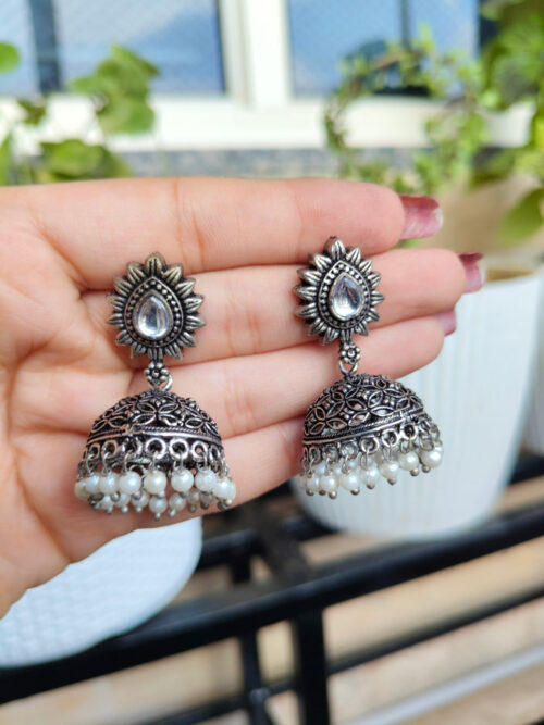 Elegant Light Weight Dailywear Jhumka Earrings | Stylish Ethnic Jewelry for Women