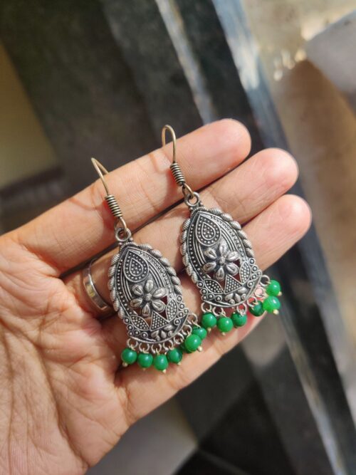 German Silver Office Wear Earrings for Girls ? Elegant Daily Use Jewelry