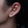 Gold Plated Unique Design Earcuff for Ethnic & Western Look Daily Wear