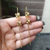 Gold plated star earcuff for daily wear ethnic and western outfits.