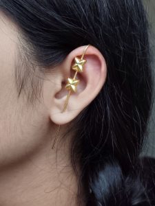 Stylish Gold Plated Star Earcuff | Perfect Ethnic & Western Look Daily Wear Jewelry