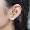 Gold plated designer unique earcuff for women daily wear