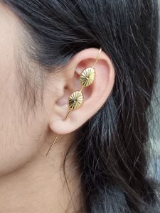 Designer Unique Earcuff | Gold Plated Ethnic & Western Jewelry Perfect for Daily Use