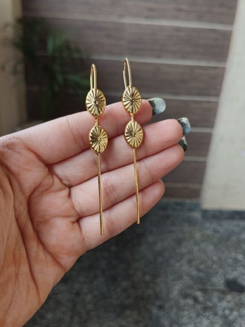 Gold plated designer unique earcuff for women daily wear