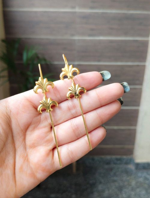 Unique design gold plated earcuff for girls