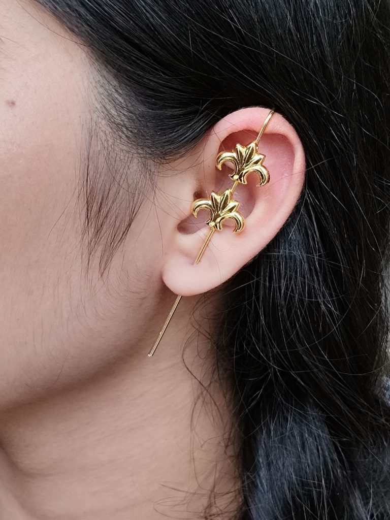 Bulk 192 Unique Design Gold Plated Earcuff | Western Look alike Ethnic Jewelry for Girls