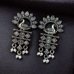 Bulk 52 Elegant Brass Peacock Earrings – The Perfect Statement Accessory - "BABY PINK"