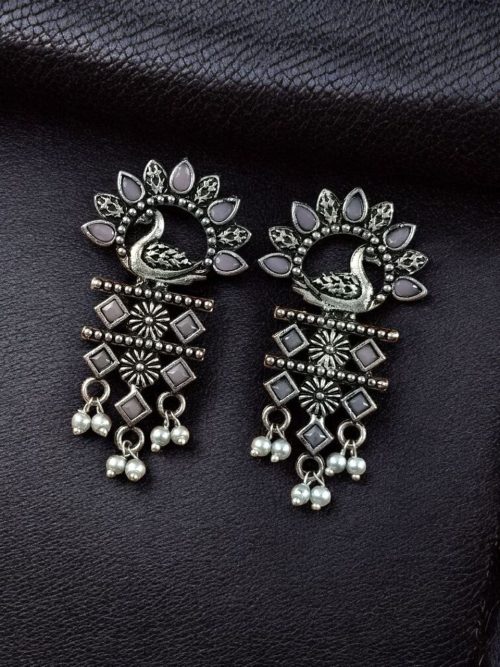 Elegant Brass Peacock Earrings – The Perfect Statement Accessory - Image 8