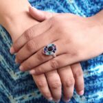 Bulk 358 Unique Ethnic Adjustable Stone Ring | Silver Plated Oxidized Daily Wear Jewelry - "Multi"