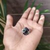Unique Ethnic Adjustable Stone Ring | Silver Plated Oxidized Daily Wear Jewelry 11 Oxidized silver plated adjustable stone ring with ethnic design