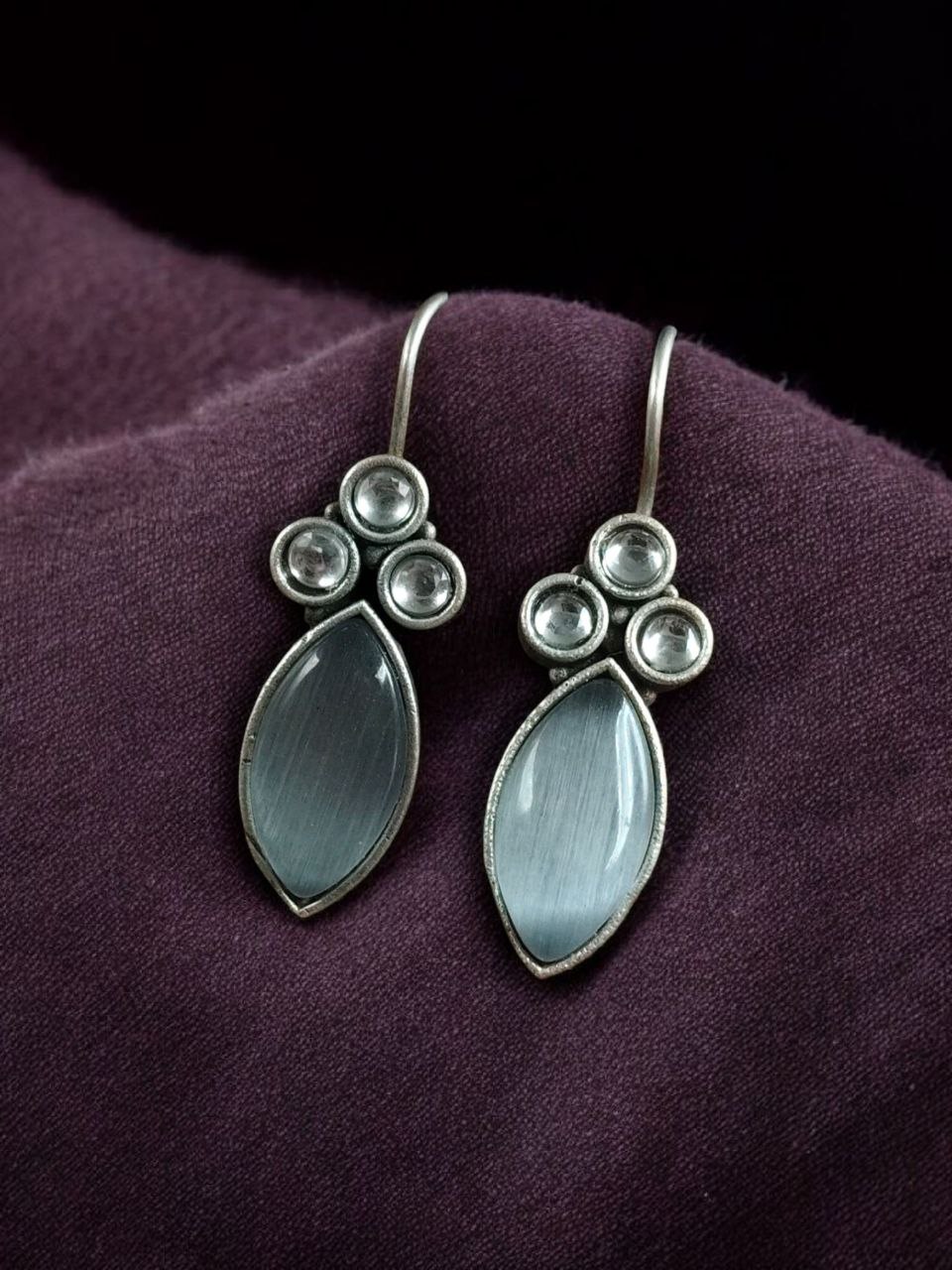 Casual Wear Oxidised Earrings | Affordable Hook Earrings | Earrings Under 100Rs 8 Casual Wear Oxidised Earrings | Affordable Hook Earrings | Earrings Under 100Rs - Image 9