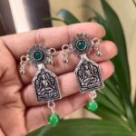 Bulk 292 Designer Handmade Silver Plated Earrings | Perfect Ethnic and Modern Jewelry - "Green"