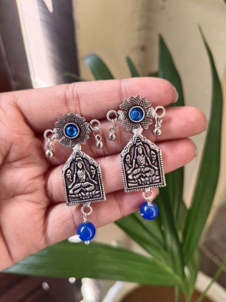 Designer Handmade Silver Plated Earrings | Perfect Ethnic and Modern Jewelry