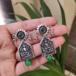 Lightweight Silver Plated Handmade Earrings | Unique Design Stylish Jewelry for Girls