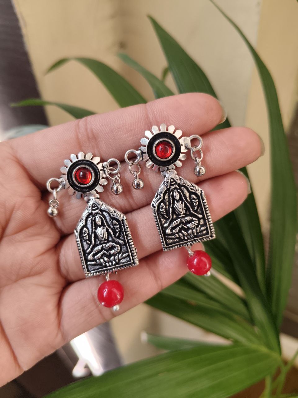 Lightweight Silver Plated Handmade Earrings | Unique Design Stylish Jewelry for Girls 2 Lightweight Silver Plated Handmade Earrings | Unique Design Stylish Jewelry for Girls - Image 2