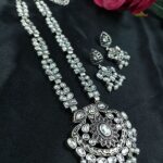 Bulk 164 Traditional Oxidized Necklace Set | Pearl & Stone Detailing Handmade Perfect Party Wear Jewelry - "White"