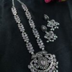 Bulk 168 Traditional Oxidized Necklace Set | Pearl & Stone Detailing Handmade Perfect Party Wear Jewelry - "Baby Pink"