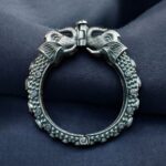 Ethnic Elephant Kada | Adjustable Silver Replica Openable Stone Work Bangle Perfect Gift For Girls - "Baby Pink"