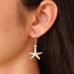 Ethnic Star Fish Hook Earrings | German Silver Dangler Best Jewelry