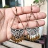 Oxidised Dual Tone Chandbali Charms Earring 2 photo 2025 09 26 23 45 52