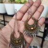 Oxidised Chandbali Dual Finish Earring 2 photo 2025 09 26 23 58 25