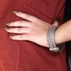 Silver Replica Oxidized Bangles | Affordable Openable Kada for Traditional Wear 5 Silver Replica Oxidized Bangles Openable Kada for Women
