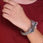 Oxidized Best Peacock Design Bangle | Traditional Silver Replica Ethnic Kada Jewelry