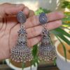 Oxidised Peacock Jhumka Traditional Earring 3 photo 2025 09 27 22 56 05