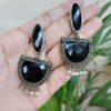 Oxidised Monalisa Stone Stud Earring 3 photo 2025 09 27 23 50 50