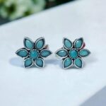 Bulk 252 Traditional Flower Design Toe Ring | Oxidized Stone Work Best Jewelry - "Mint"