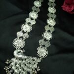 Traditional Long Peacock Necklace | German Silver Ghungroo Best Ethnic Jewelry