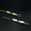 Gold-plated fish earcuff for ethnic and western daily wear.