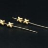 Stylish Gold Plated Star Earcuff | Perfect Ethnic & Western Look Daily Wear Jewelry 9 Gold plated star earcuff for daily wear ethnic and western outfits.