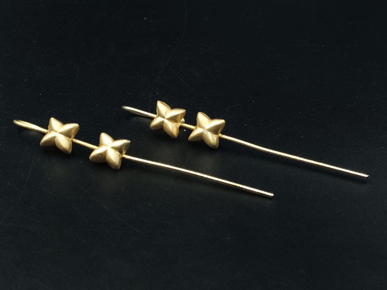 Stylish Gold Plated Star Earcuff | Perfect Ethnic & Western Look Daily Wear Jewelry 5 Gold plated star earcuff for daily wear ethnic and western outfits.