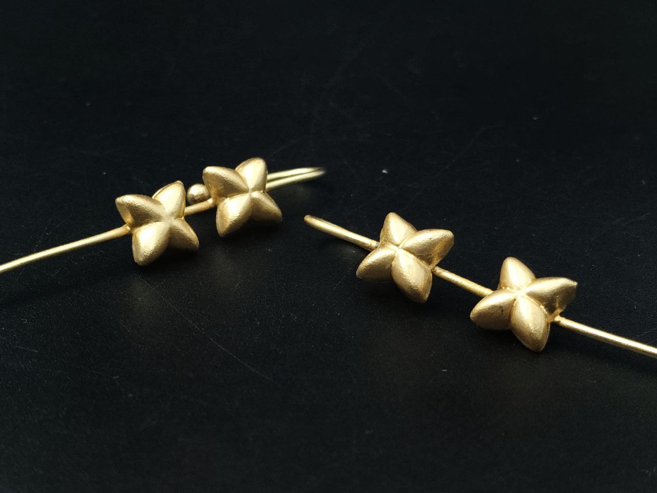 Stylish Gold Plated Star Earcuff | Perfect Ethnic & Western Look Daily Wear Jewelry 4 Gold plated star earcuff for daily wear ethnic and western outfits.