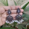 Oxidised Silver Plated Dangler Earrings | Traditional Ethnic Jewelry for Women and Girls