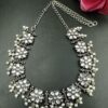Traditional Flower Design Choker Necklace | Pearl & Stone Work Best Jewelry 11 photo 2025 12 09 12 15 19