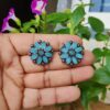 Exquisite Stone Work Stud Earrings | Elegant Daily Wear Jewelry for Women