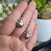 Unique Ladybird Charm Earrings | Stylish Contemporary Jewelry for Women