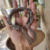 Traditional Oxidised Ghunghroo Style Bracelet | Silver Replica Adjustable Hand Jewelry for Women and Girls in Ethnic Wear