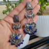 Elegant Oxidised German Silver Dangler Earrings | Stylish Ethnic Jewelry for Women