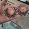 Elegant Oxidised Ghunghroo Chandbali Earrings | Traditional Ethnic Jewelry for Women