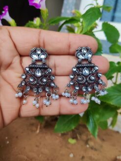 Stylish Oxidised Earrings | Elegant Contemporary Ethnic Jewelry for Women