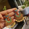Gold Plated Matt Meena Chandbali | Traditional Ethnic Earrings for Women 3 photo 8 2025 09 17 21 09 06