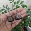 Silver Plated Hook Dangler Earrings With Traditional Ghungroo Detailing 2 photo 19 2025 10 07 16 21 57