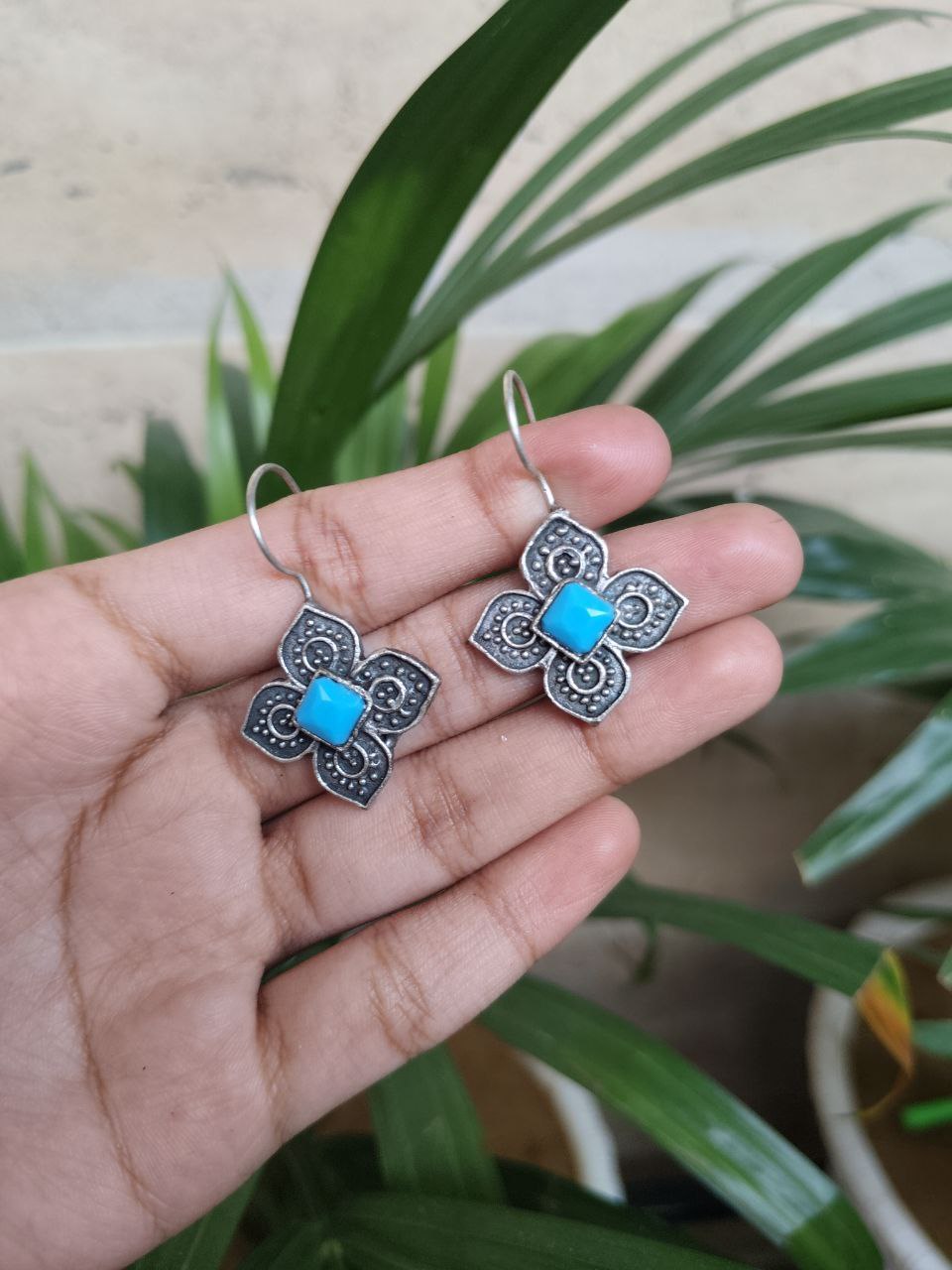 Stylish Oxidised Daily Wear Earrings | Silver Plated Lightweight Elegant Jewelry for Women 1 Stylish Oxidised Daily Wear Earrings | Silver Plated Lightweight Elegant Jewelry for Women